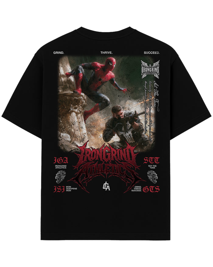[Limited Edition] 'Mrvl: Spiderman & Punisher' Heavyweight T-Shirt