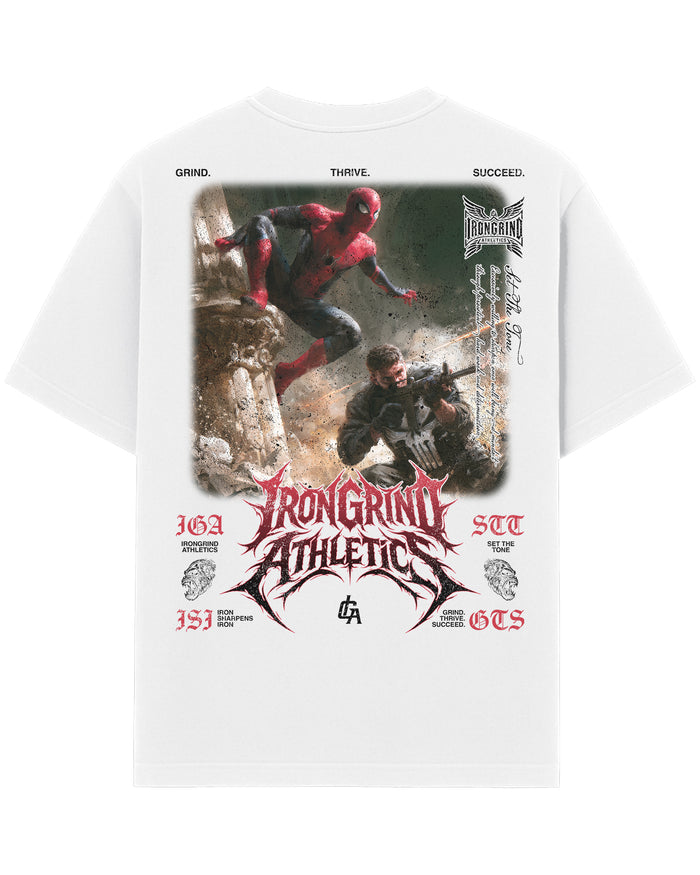 [Limited Edition] 'Mrvl: Spiderman & Punisher' Heavyweight T-Shirt