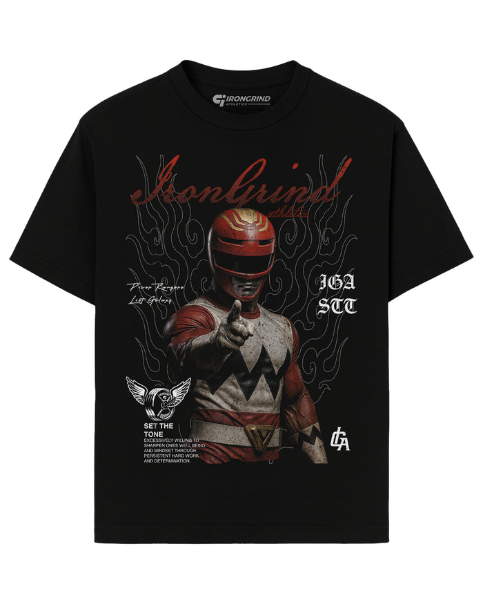 [Limited Edition] 'Pwr Rangers: Lost Galaxy Red Ranger' Heavyweight T-Shirt