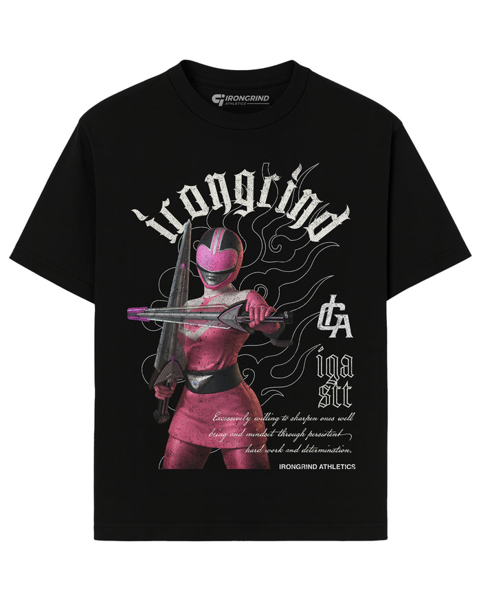 [Limited Edition] 'Pwr Rangers: Time Force Pink Ranger' Heavyweight T-Shirt