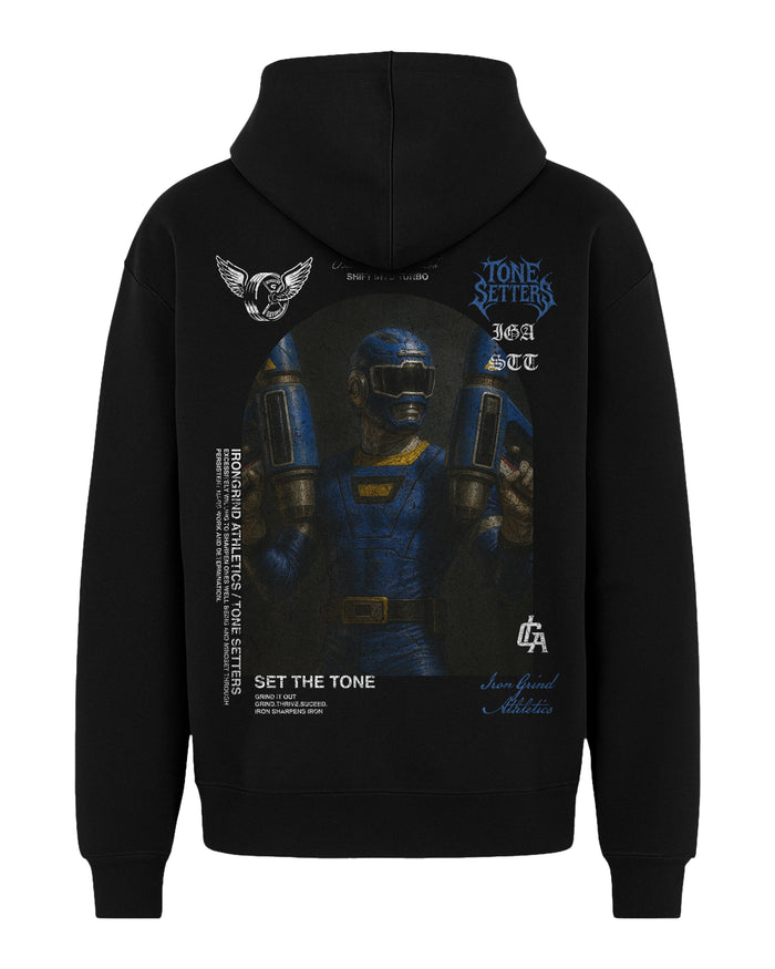 [Limited Edition] 'Pwr Rangers: Turbo Blue Ranger' Box Hoodie