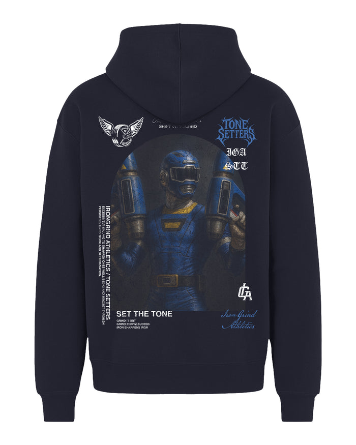 [Limited Edition] 'Pwr Rangers: Turbo Blue Ranger' Box Hoodie