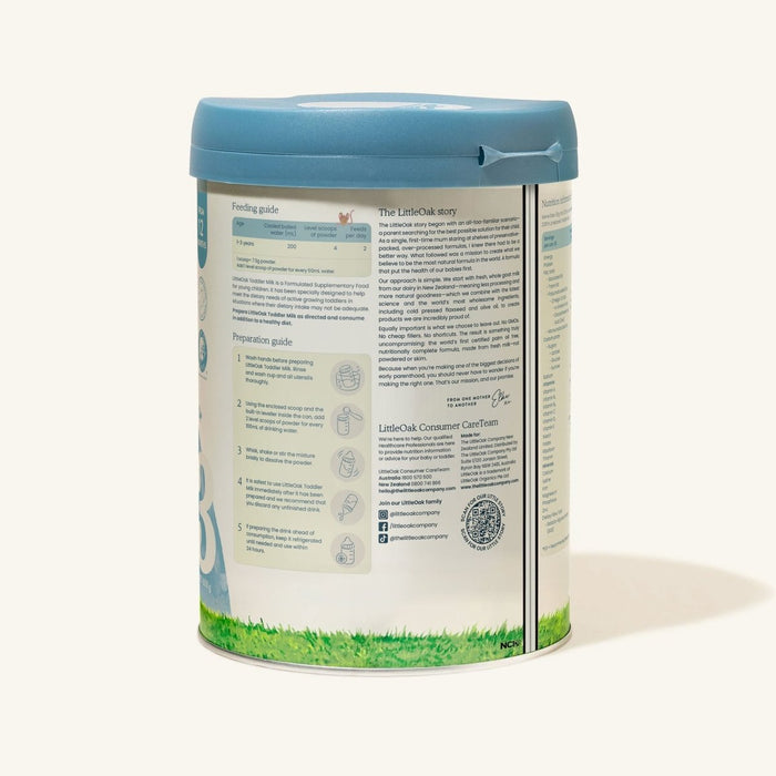 LittleOak Natural Goat Milk Toddler Milk with Olive Oil – Stage 3 (800g) - Formuland