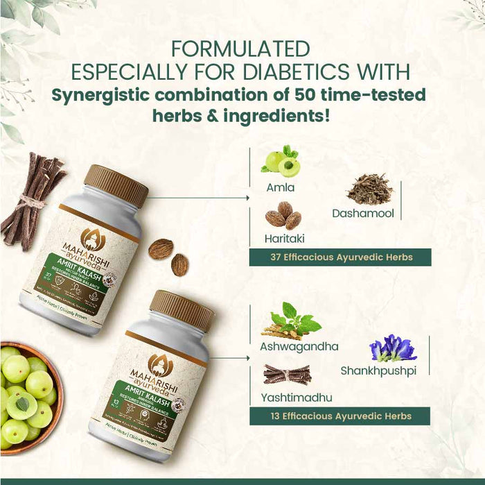 Maharishi Amrit Kalash Dual Pack Sugar Free | Supports Holistic Wellness