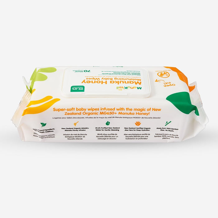 Manuka Honey Infused Moisturizing Wipes - Formuland