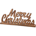 Merry Christmas- Wood Sitter