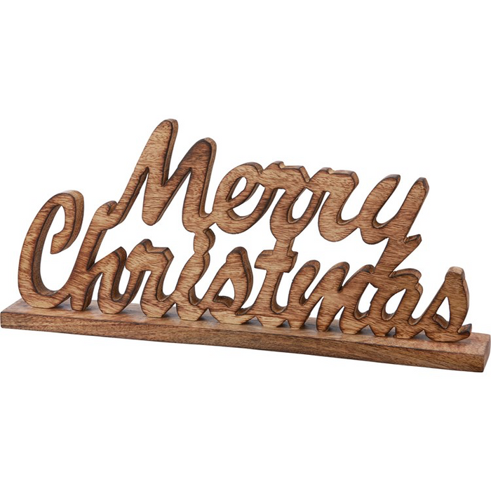 Merry Christmas- Wood Sitter