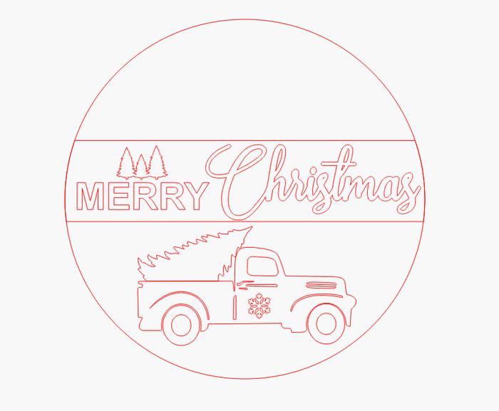 Merry Christmas Truck