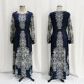 Middle East Arab Muslim Print Dress