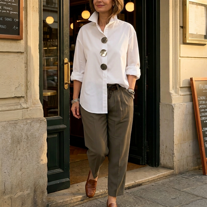 Milenza – Italian Style Statement Blouse
