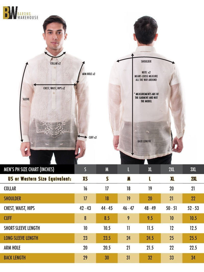 BARONG WAREHOUSE - MN05 - Gusot Mayaman Full-Open Black