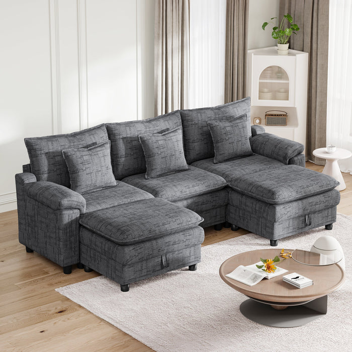 3 Seater Sofa - U Shape