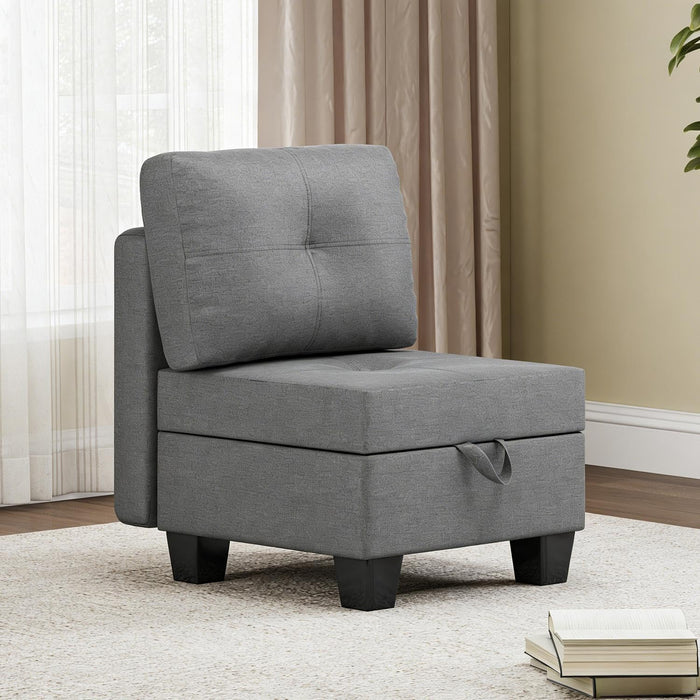 Modular Sectional Sofa with Storage