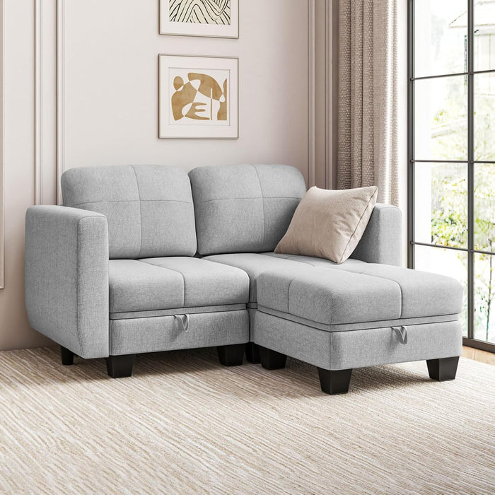 2 Seat with Footstool