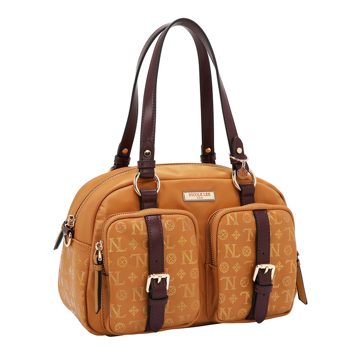 MONOGRAM LOGO BOSTON BAG