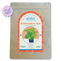 Monstera Plant Embroidery Kit