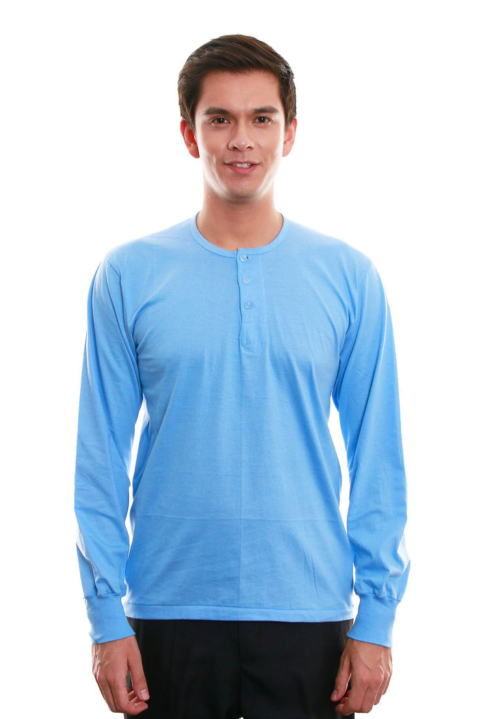 BARONG WAREHOUSE - MUL5 - Camisa de Chino - Long-Sleeve - Powder Blue