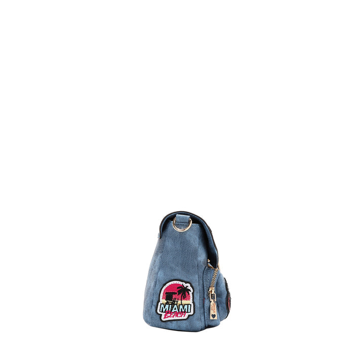 MULTI PATCH FLAP CROSSBODY