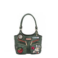 MULTI PATCH SHOULDER BAG