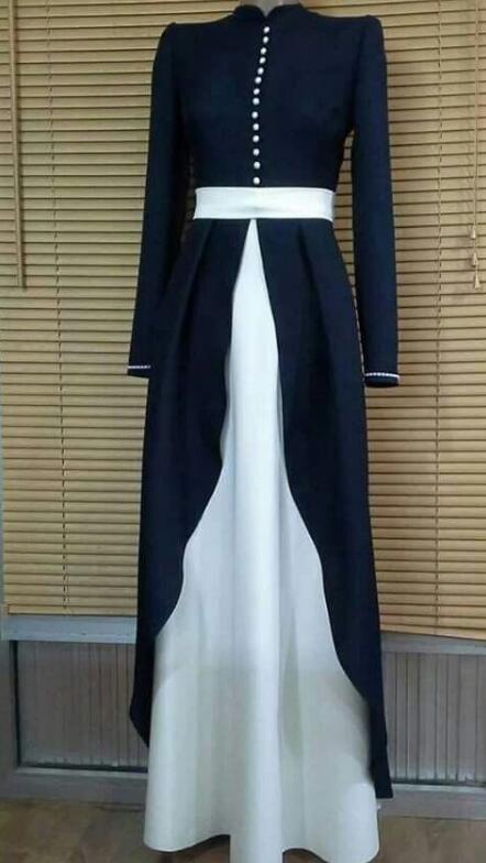 Muslim Abaya Long Dress Mozambique - Middle Eastern Modest Maxi Dress
