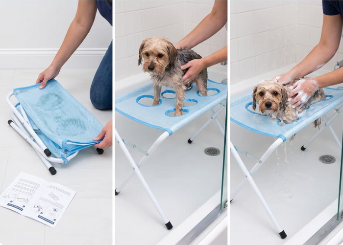 New Pet Fixed Anti-scratch Bite Split Beauty Hammock Small Dog Cat Nail Clipping Bath Table Beauty Table Happy Tails Pet Shop