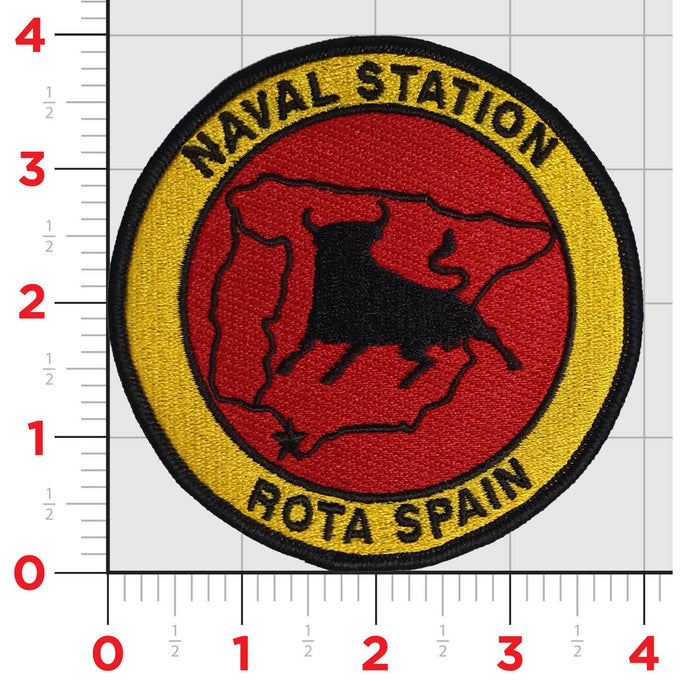 Officially Licensed Naval Station Rota Spain Patch