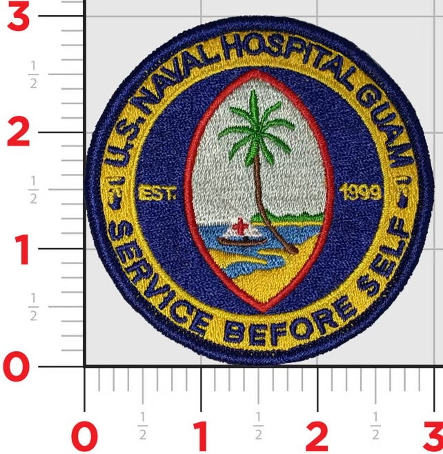 Officially Licensed US Naval Hospital Guam patch