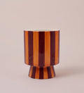 Orange Striped Pot 15cm