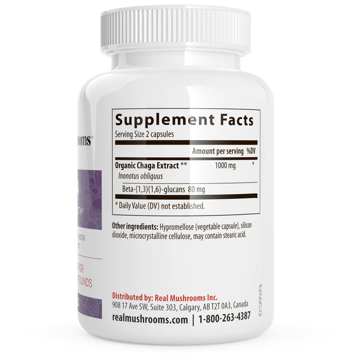 Organic Chaga Extract Capsules