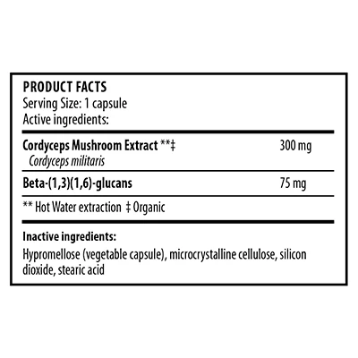 Organic Cordyceps Extract Capsules