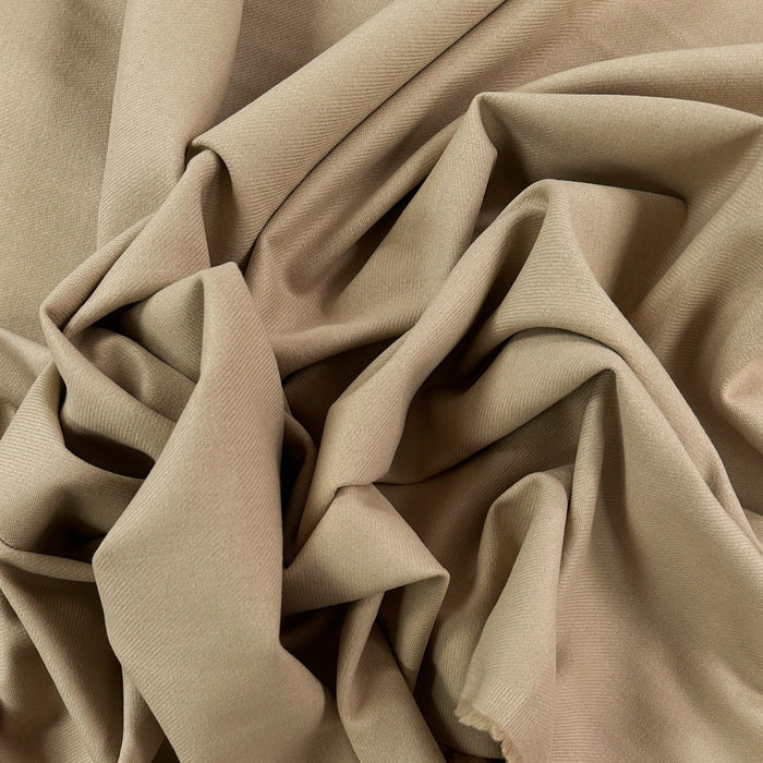 Organic Cotton Brushed Twill - Khaki