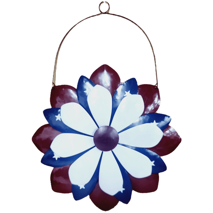 Patriotic Metal Decor Sign