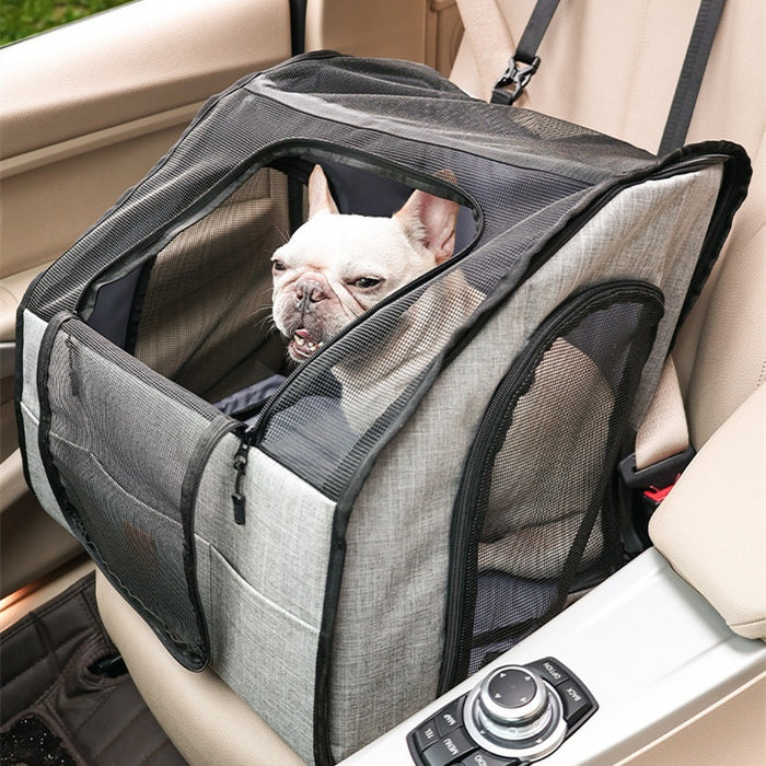 PawVault Foldable Pet Travel Cage & Waterproof Mat