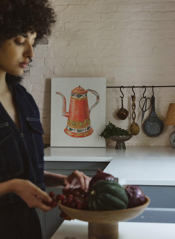 Perky Percolator, Canvas