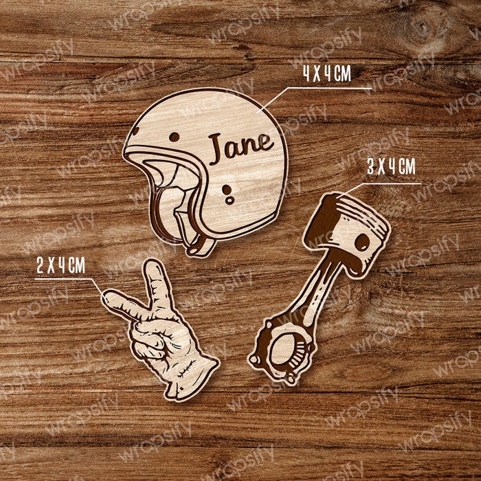 Personalized Motorcycle Ornament - Biker - To My Husband - The Greatest Biker Of My Life - Gam14001