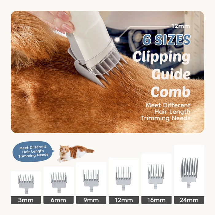 Pet Grooming Vacuum 5-in-1 Dog & Cat Grooming Kit