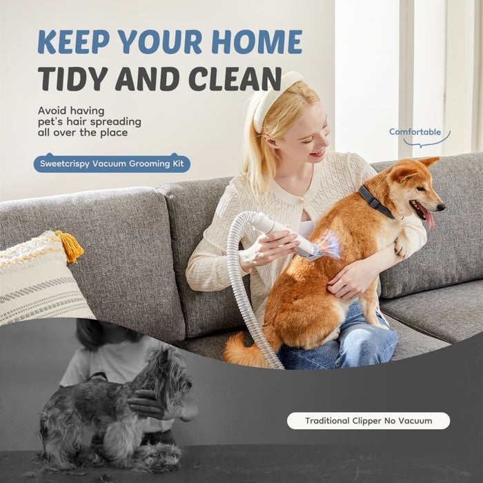 Pet Grooming Vacuum 5-in-1 Dog & Cat Grooming Kit