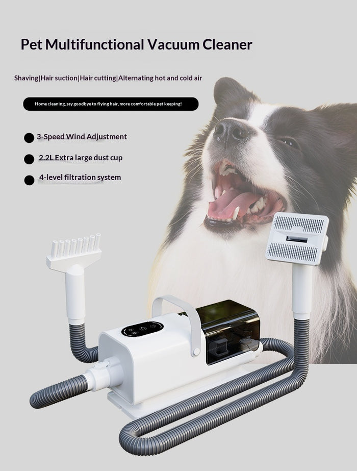 Pet Grooming Vacuum  All-in-One Dog & Cat Grooming Kit