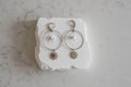 Philippine Sun and Natural Baroque Pearl Earrings