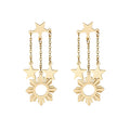 Philippine Sun and Stars Dangle Earrings