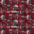 Tonka- Fire Trucks Red Cotton Fabric