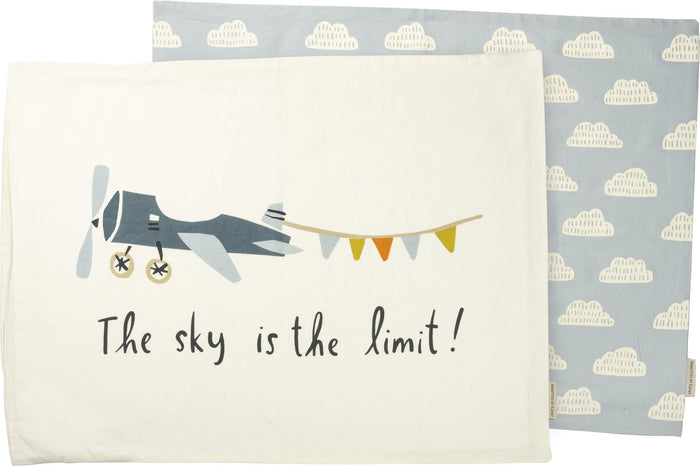 Plane & Clouds - Pillowcase Set