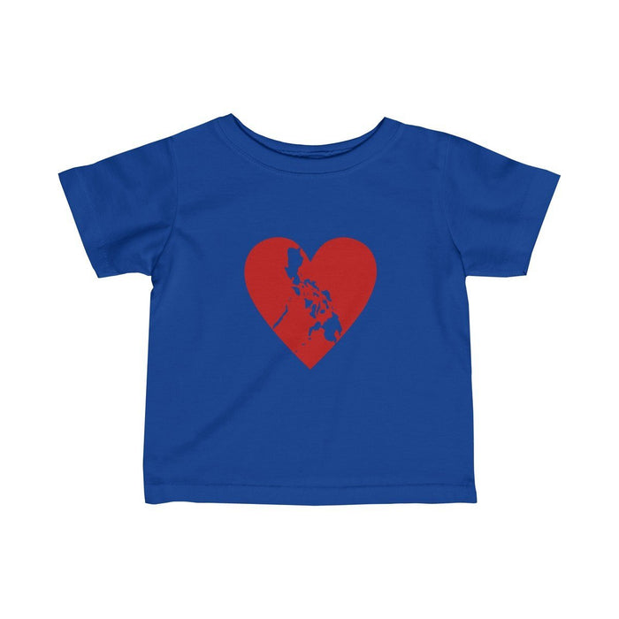 BARONG WAREHOUSE - Pusong Pinoy - Infant Fine Jersey Tee - 7 Colors Available