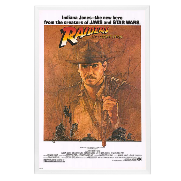 "Raiders of the Lost Ark" (1981) Framed Movie Poster