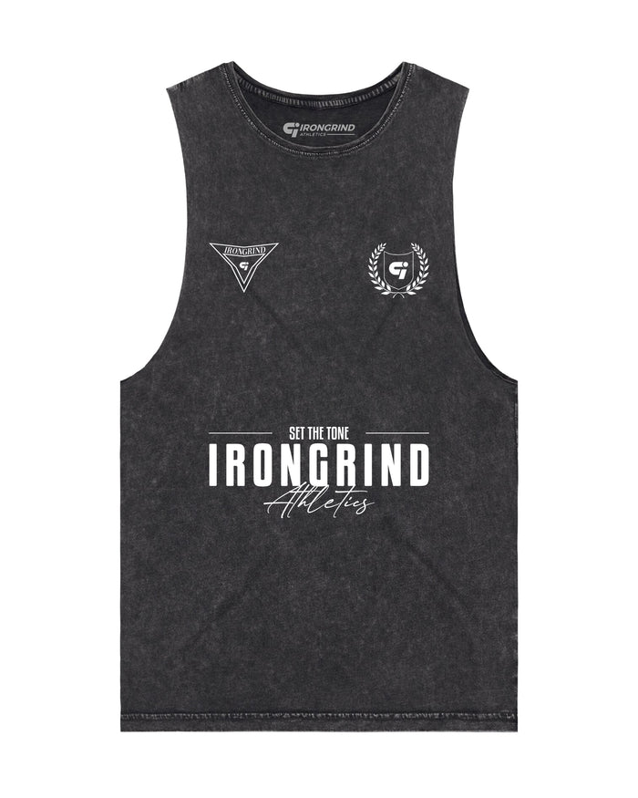 'Real Grind' Stone Wash Barnard Tank