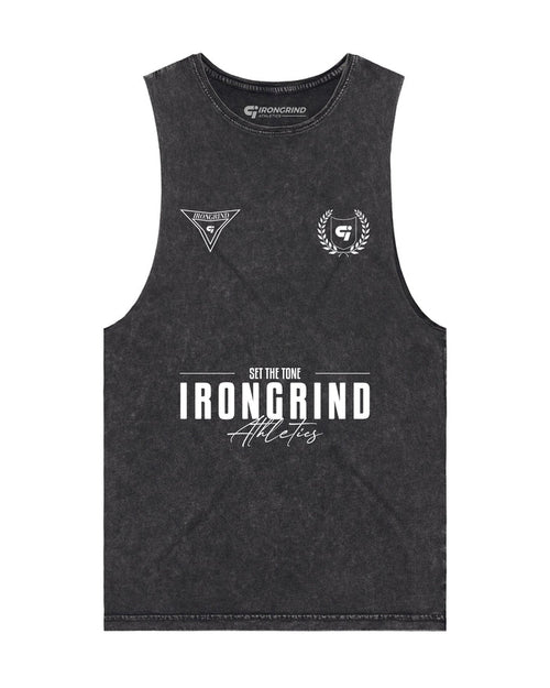 'Real Grind' Stone Wash Barnard Tank