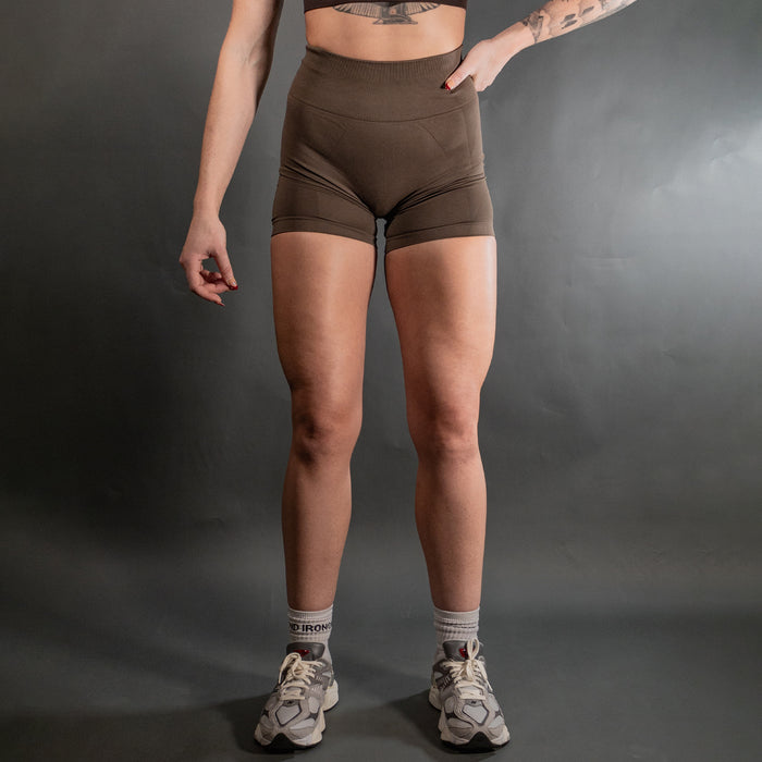 Reborn Contour Seamless Shorts | Mocha