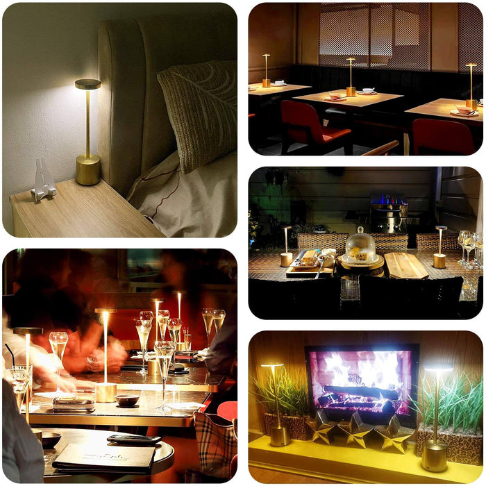 Elegant table lamp enhancing cozy dining and living spaces.