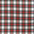 Red & Ivory Bamboo Cotton Yarn Dyed Plaid