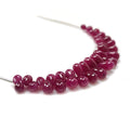 Ruby Smooth Teardrop Loose Beads